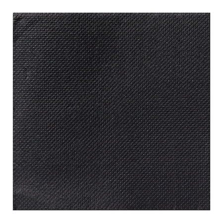 Hoffmaster 4" FashnPoint Black Beverage Napkins, PK100 200202
